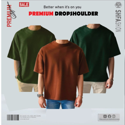 Premium Drop shoulder T-shirt (O,G,T)